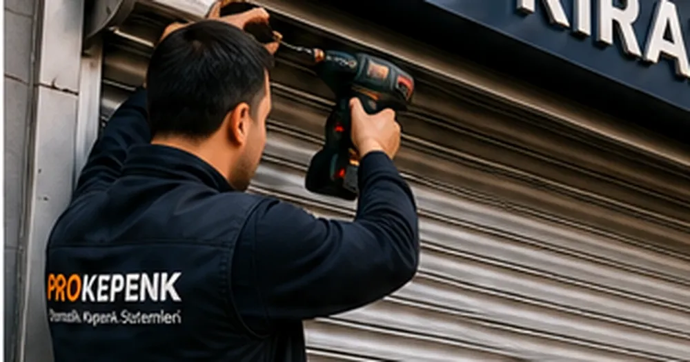 Kirazlı otomatik kepenk tamiri yapan ProKepenk servis ekibi